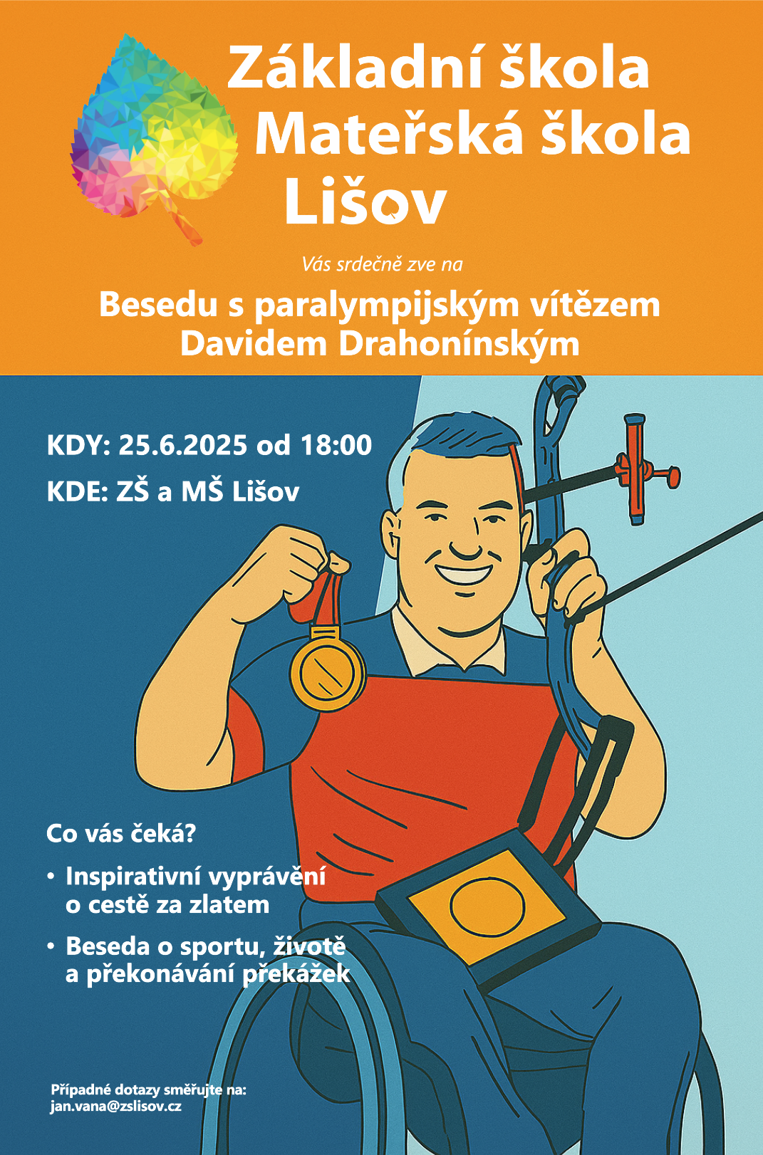 Beseda s paralympijským vítězem